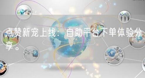 点赞新宠上线：自助平台下单体验分享。
